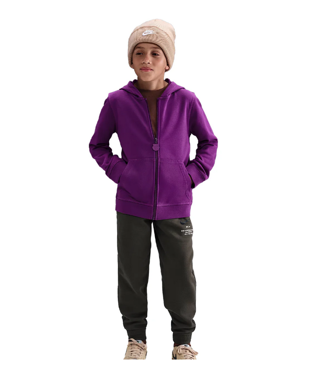 Nike Nike Youth FC Barcelona 2025 -26 Full-Zip Hoodie - Imperial Purple/Bright Grape