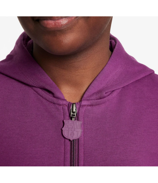 Nike Nike Youth FC Barcelona 2025 -26 Full-Zip Hoodie - Imperial Purple/Bright Grape