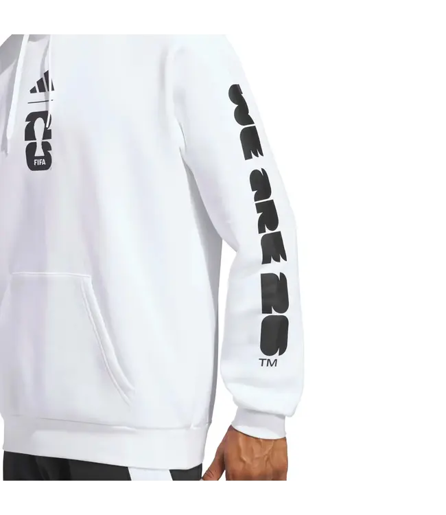 adidas adidas FIFA World Cup 2026 Match Ball Graphic Hoodie - White