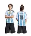 adidas adidas Youth Argentina World Cup 2026 Messi # 10 Home Jersey - White/Icey Blue/Light Blue