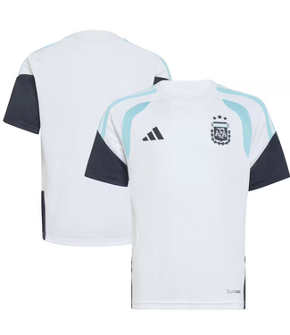 adidas adidas Youth Argentina World Cup 2026 WC Tiro Pre Match Training Jersey - White/Sky Blue