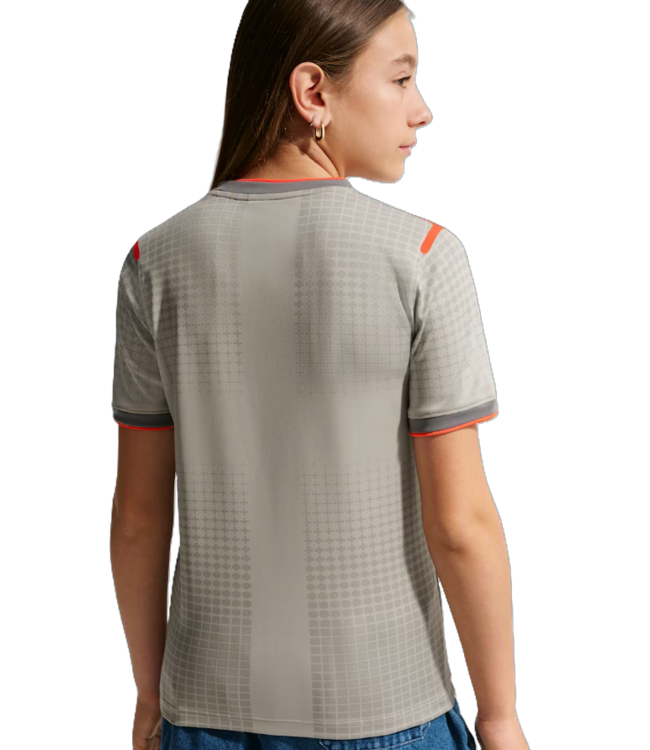 Nike Nike Youth England x Palace WC World Cup 2026 DriFit PreMatch Training Jersey - Pewter Grey/Bright Crimson