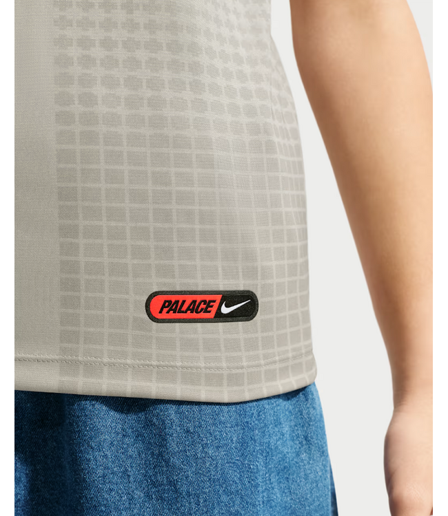 Nike Nike Youth England x Palace WC World Cup 2026 DriFit PreMatch Training Jersey - Pewter Grey/Bright Crimson
