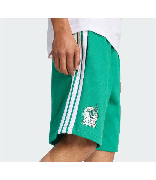 adidas adidas Mexico WC World Cup 2026 DNA Fleece Shorts - Bold Green