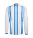 adidas adidas Argentina World Cup 2026 Long Sleeve Home Jersey - White/Icey Blue/Light Blue