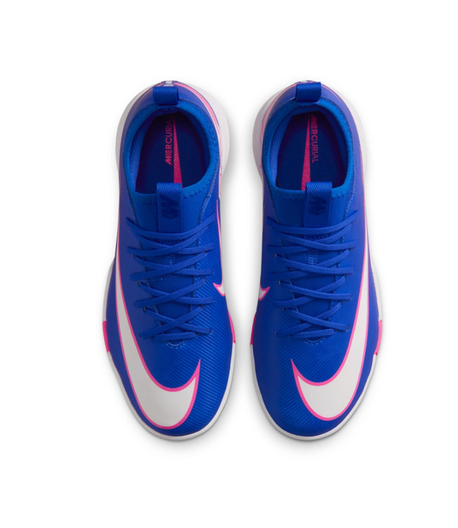 Nike Nike Jr. Zoom Mercurial Vapor 16 Academy IC Indoor Shoes- Racer Blue/White/Pink
