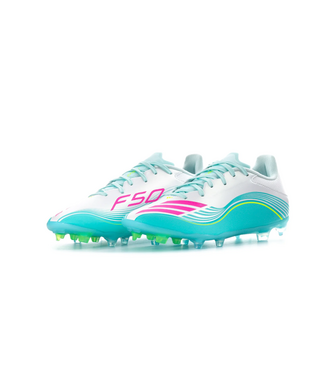 adidas adidas F50 League Messi FG / MG -  Cloud White/Lucid Pink/Flash Aqua