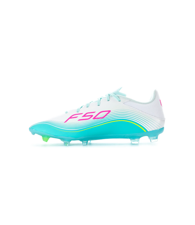adidas adidas F50 League Messi FG / MG -  Cloud White/Lucid Pink/Flash Aqua