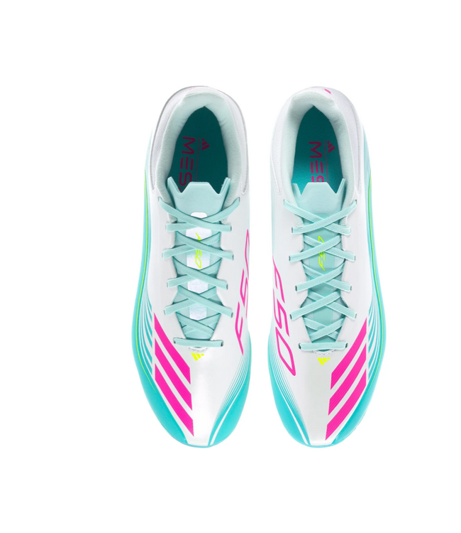 adidas adidas F50 League Messi FG / MG -  Cloud White/Lucid Pink/Flash Aqua