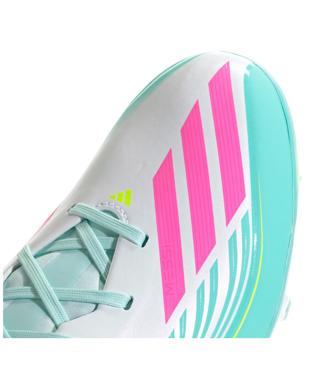 adidas adidas F50 League Messi FG / MG -  Cloud White/Lucid Pink/Flash Aqua