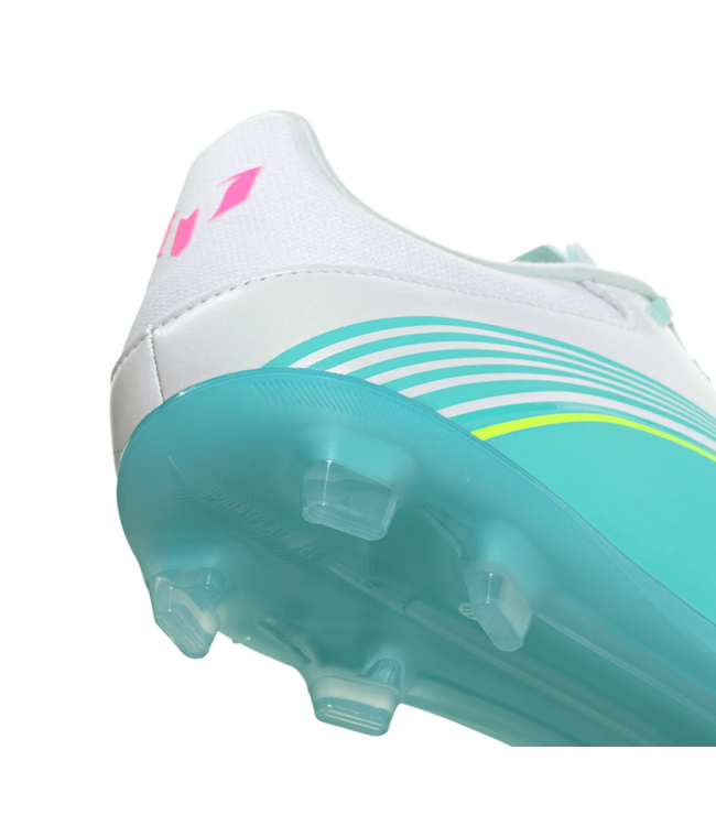 adidas adidas F50 League Messi FG / MG -  Cloud White/Lucid Pink/Flash Aqua