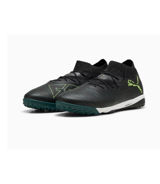 Puma Puma Future 8 Cage PRO TT Turf Shoes - Black/Fizzy Light/Green Terrain