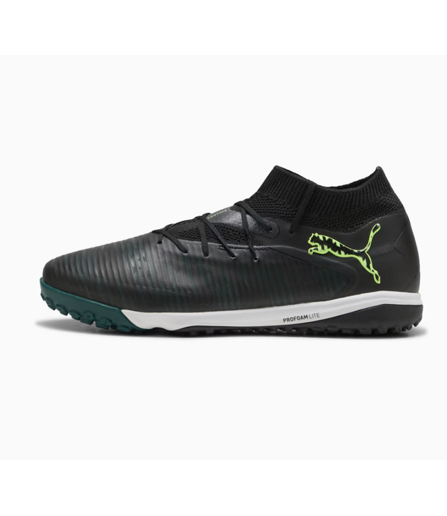 Puma Puma Future 8 Cage PRO TT Turf Shoes - Black/Fizzy Light/Green Terrain