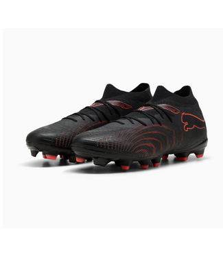 Puma Puma Future 9 Match FG/AG Soccer Shoes - Black/Glowing Red
