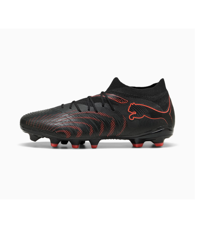 Puma Puma Future 9 Match FG/AG Soccer Shoes - Black/Glowing Red