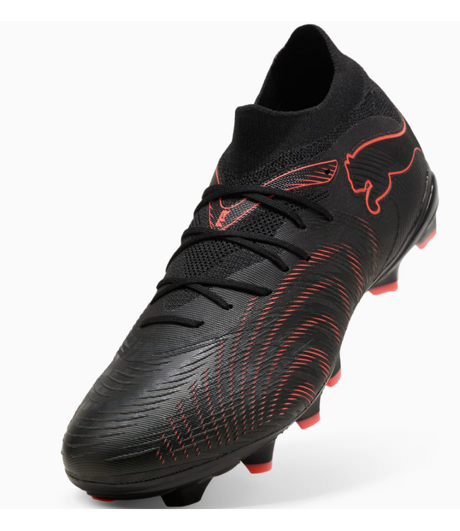Puma Puma Future 9 Match FG/AG Soccer Shoes - Black/Glowing Red