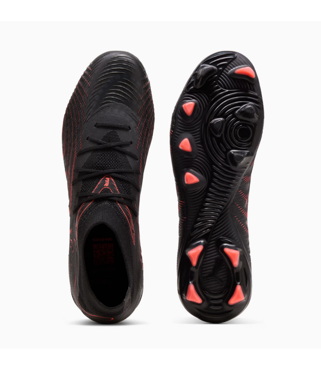 Puma Puma Future 9 Match FG/AG Soccer Shoes - Black/Glowing Red