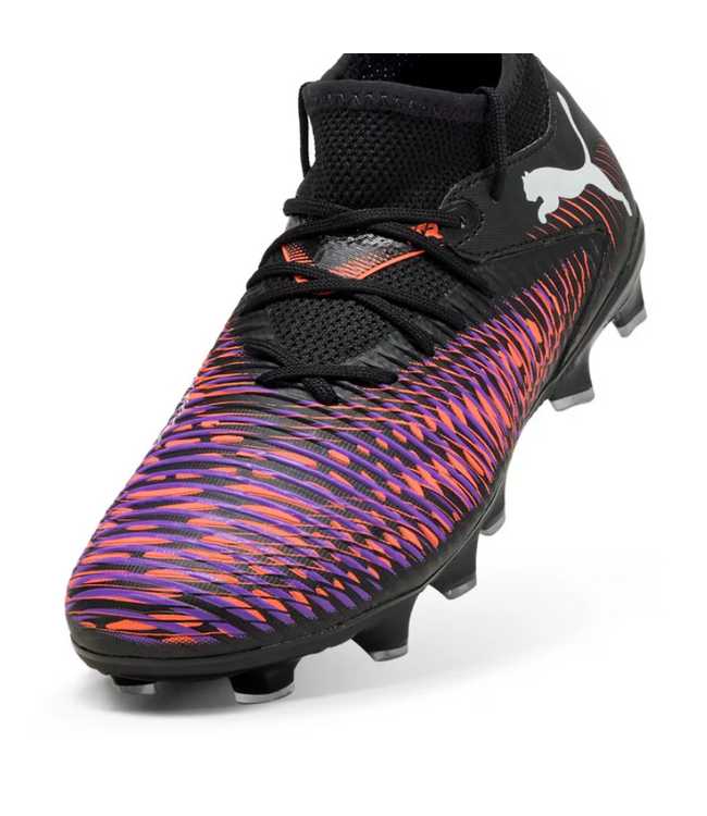 Puma Puma Jr Future 8 Match FG/AG Unlimited Pack -  Purple/White/Black/Glowing Red
