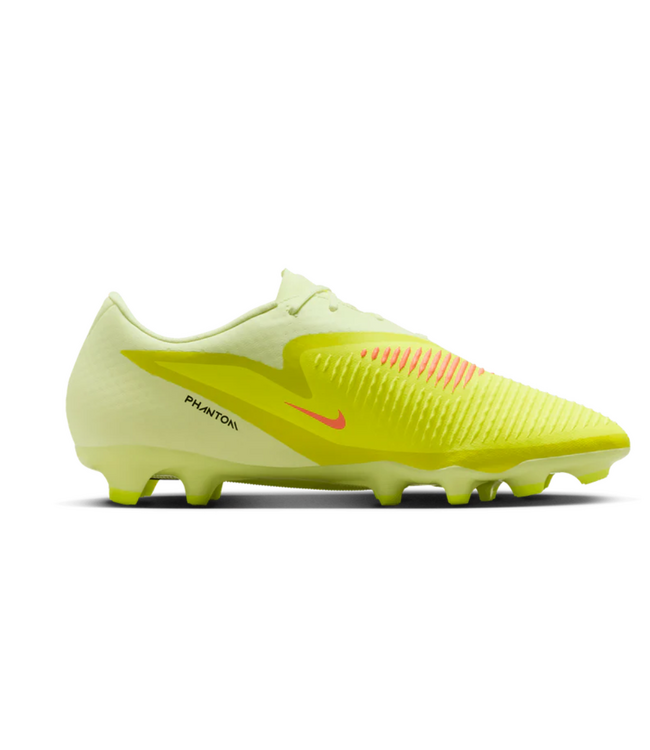 Nike Nike Phantom 6 Low Academy FG / MG Cleats - Limelight/Hyper Crimson/Black