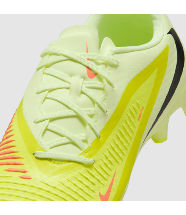 Nike Nike Phantom 6 Low Academy FG / MG Cleats - Limelight/Hyper Crimson/Black