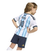 adidas adidas Argentina World Cup 2026 Home Messi # 10 Toddlers Mini Kit - White/Icey Blue/Light Blue