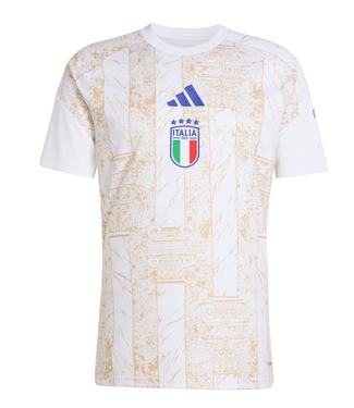 adidas adidas Italy WC World Cup 2026 Prematch Training Jersey - White/Haizy Beige