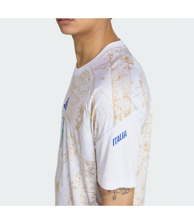 adidas adidas Italy WC World Cup 2026 Prematch Training Jersey - White/Haizy Beige