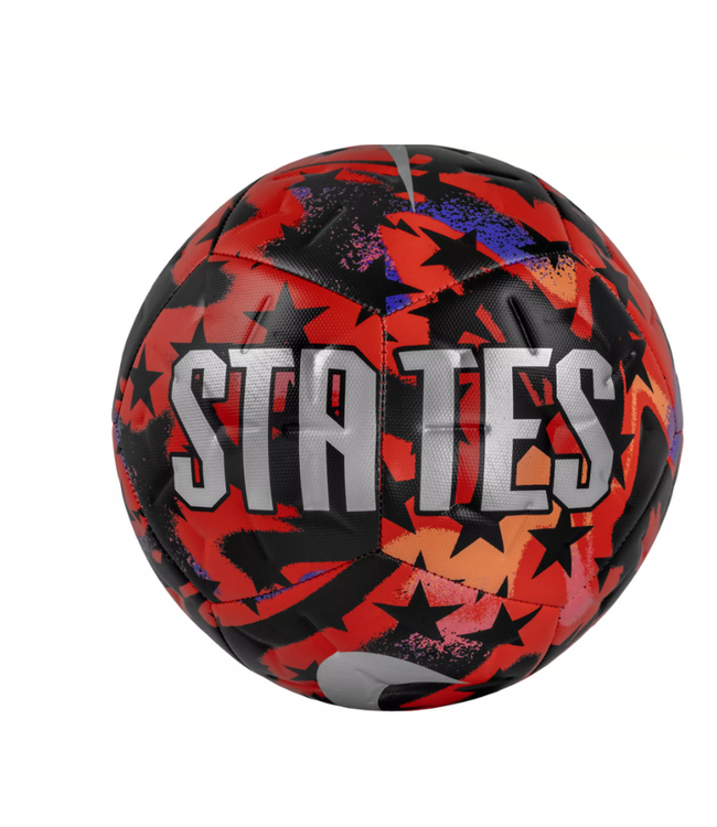 Nike Nike USA United States WC World Cup 2026 Academy Soccer Ball -Black/Bright Crimson/Metallic Silver/Navy