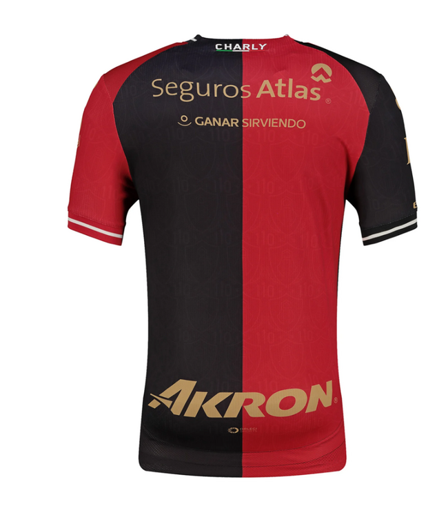 Charly Charly Atlas FC 2026 - 27 Authentic Home Jersey - Red/Black/Gold