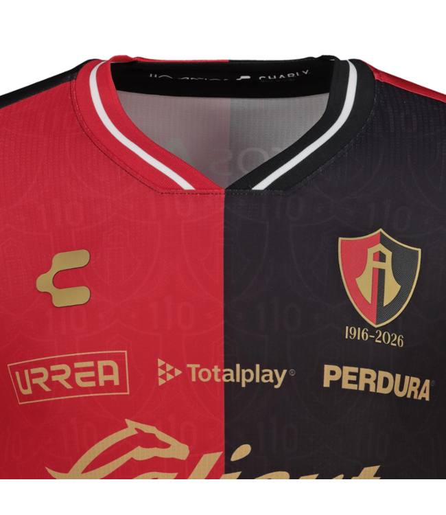Charly Charly Atlas FC 2026 - 27 Authentic Home Jersey - Red/Black/Gold