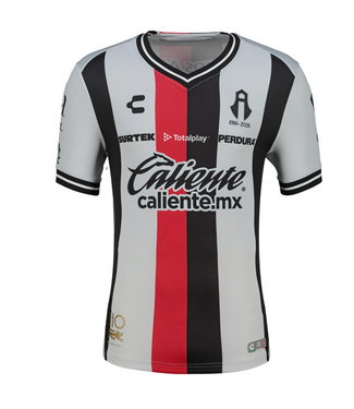 Charly Charly Atlas FC 2026 - 27 Authentic Away Jersey - White/Red/Black