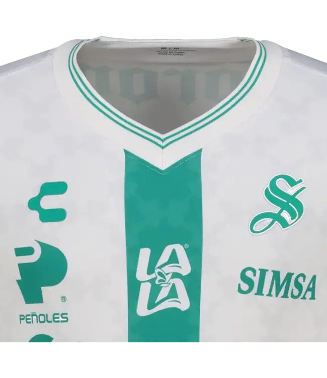 Charly Charly Santos Laguna 2026 - 27 Away Jersey - White/Light Green