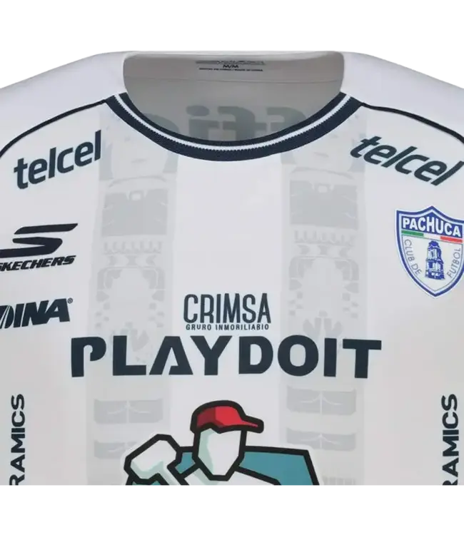Skechers Skechers 2026 - 27 Pachuca Away Jersey - White/Navy