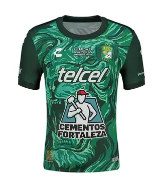 Charly Charly Club Leon 2026 -27 Home Jersey - Bold Green/Forest Green