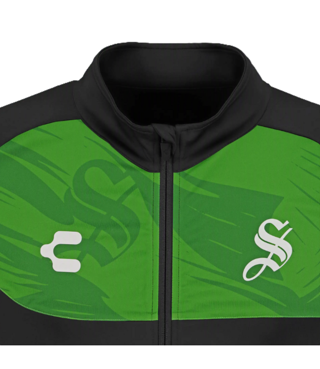 Charly Charly Santos Laguna 2026 - 27 Full Zip Training Jacket - Black