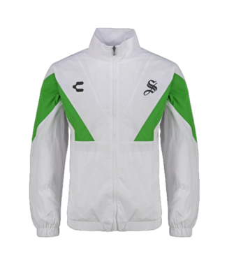 Charly Charly Santos Laguna 2026 - 27 Full Zip Anthem Jacket - White
