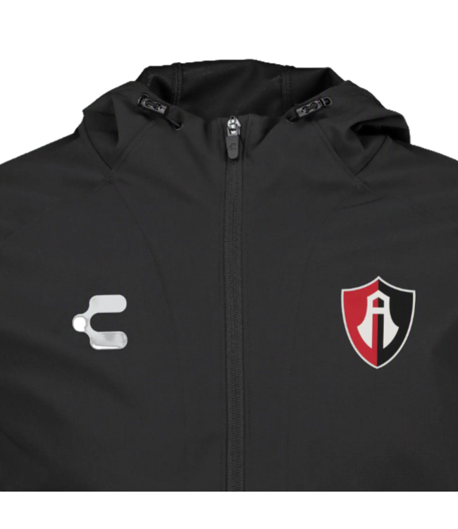 Charly Charly Atlas FC 2026 - 27 Full Zip Hooded Anthem Jacket - Black