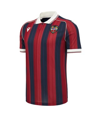 Macron Macron Levante UD 2026 - 27 Authentic Home Jersey - Red/Navy Blue