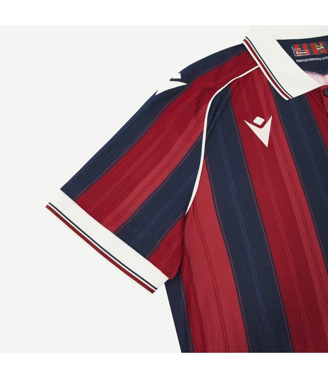 Macron Macron Levante UD 2026 - 27 Authentic Home Jersey - Red/Navy Blue
