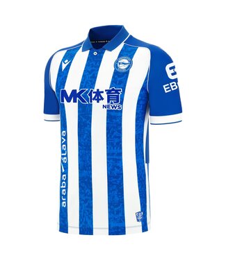 Macron Macron Deportivo Alaves 2026 - 27 Authentic Home Jersey - Royal Blue/White