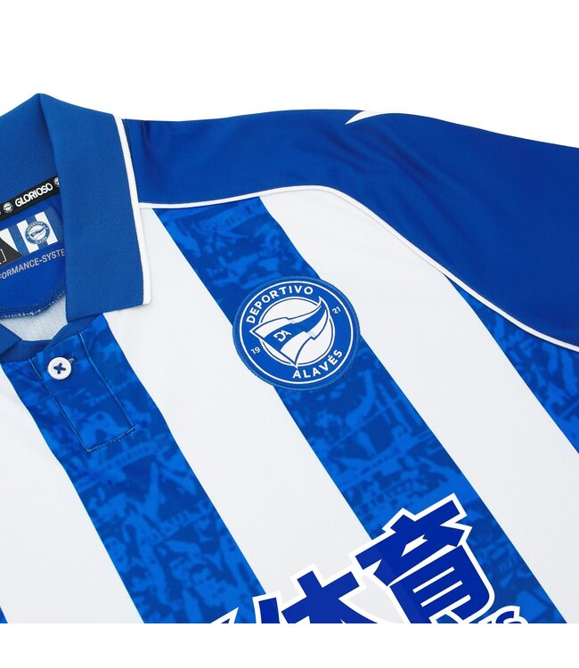 Macron Macron Deportivo Alaves 2026 - 27 Authentic Home Jersey - Royal Blue/White