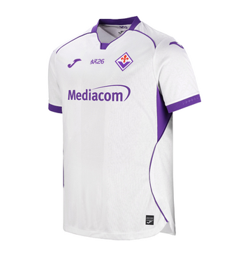 Joma Joma Fiorentina 2026- 27 Away Jersey - White/Purple