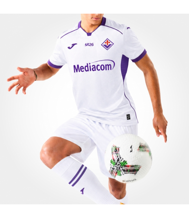 Joma Joma Fiorentina 2026- 27 Away Jersey - White/Purple