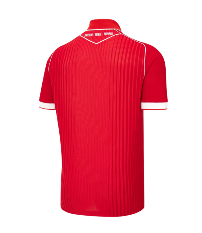 Macron Macron Standard Liege 2026 - 27 Authentic Home Jersey - Red/White