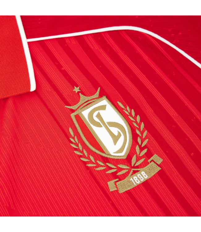 Macron Macron Standard Liege 2026 - 27 Authentic Home Jersey - Red/White