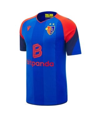 Macron Macron FC Basel 2026- 27 Authentic Home Jersey - Red/Royal Blue/Gold