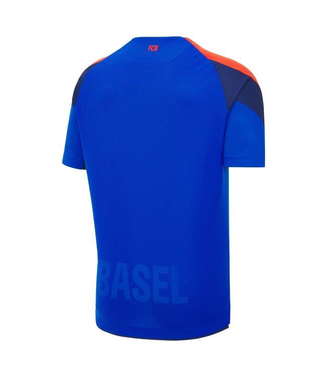 Macron Macron FC Basel 2026- 27 Authentic Home Jersey - Red/Royal Blue/Gold