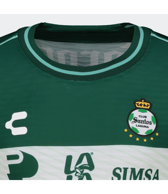 Charly Charly Santos Laguna 2026 - 27 Home Jersey - Forest Green/White