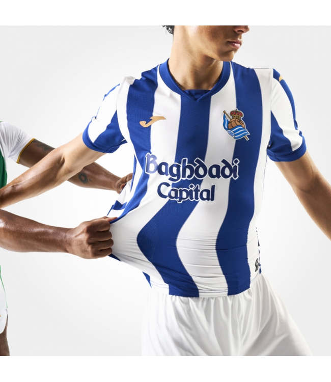 Joma Joma Real Sociedad 2026 - 27 Authentic Home Jersey - White/Loyal Blue