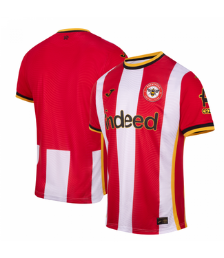 Joma Joma Brentford FC  2026 - 27 Authentic Home Jersey - Red/White/Gold